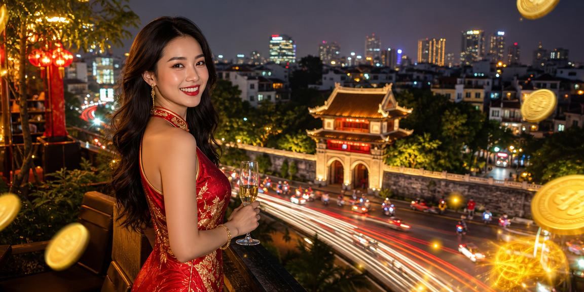 Không khí cá cược sôi động tại Hà Nội – ánh đèn neon và màn hình live betting